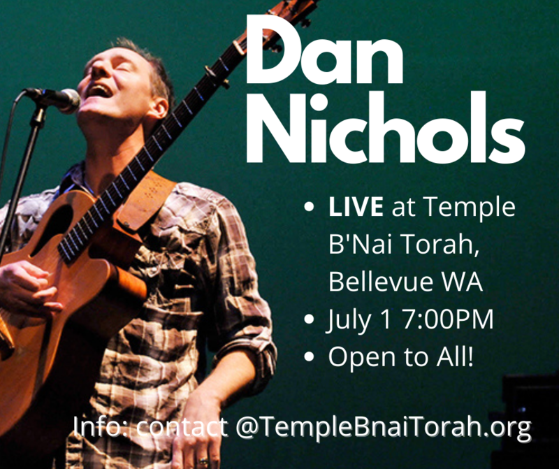 Banner Image for Dan Nichols Shabbat live at TBT!