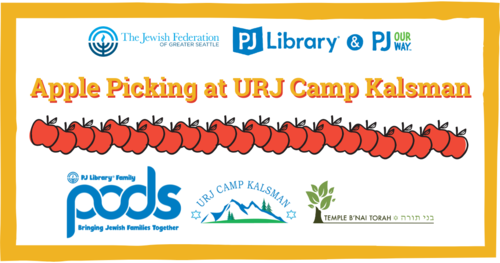 Banner Image for Apple Picking with PJ Library at URJ Camp Kalsman
