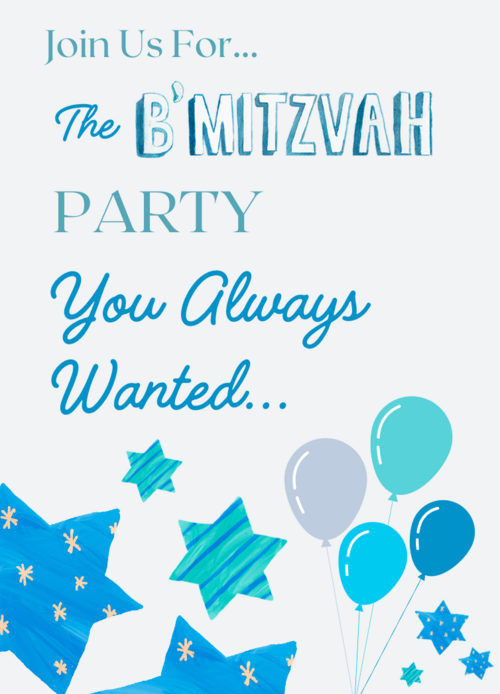 Annual Spring Fundraiser: B'Mitzvah Party!