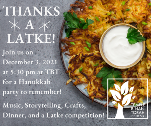 Banner Image for Thanks A Latke! TBT's Chanukah Party!